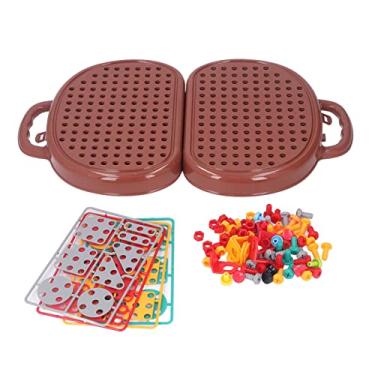 Imagem de Generic Conjunto de Brinquedos de Blocos de Construção de Engenharia DIY Com Ferramenta de Furadeira Elétrica, Jogo de Aprendizagem Infantil de Material Seguro para Desenvolvimento Intelectual