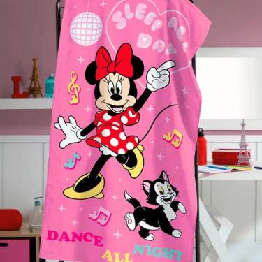 Imagem de Toalha de Banho Infantil Minnie Aveludada - Dohler - DOHLER S.A., MINN