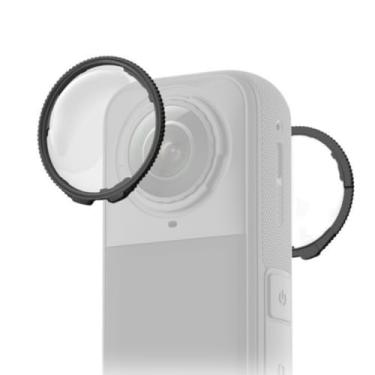 Imagem de Protetores de lente premium para Insta360 X5, capa protetora de alta transparência para PC, capa protetora de lente dupla, acessórios para câmera de ação, 2 peças de protetores de lente