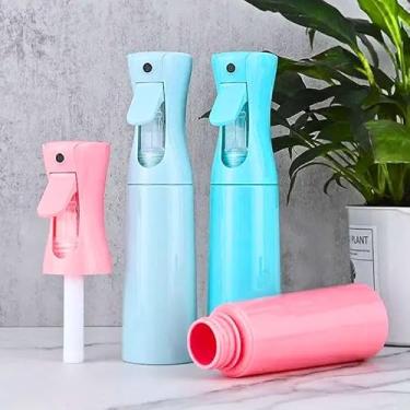 Imagem de Borrifador Spray Contínuo Premium, 200ml, Pulverizador Ultra Fino em Névoa, 20cm, 4 Cores, para Cabelo, Plantas, Limpeza e Cuidados com a Pele. (preto)