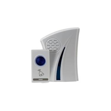 Imagem de Campainha de Caveira com Luz e Som, Halloween, Polipropileno, 30x14cm, Pilhas AAA, Olhos Vermelhos Iluminados, Decoração Dia das Bruxas