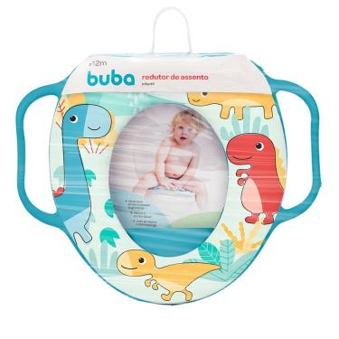 Imagem de Redutor de Assento Infantil Buba +12 Meses Dinossauro Desenhos 1 Unidade