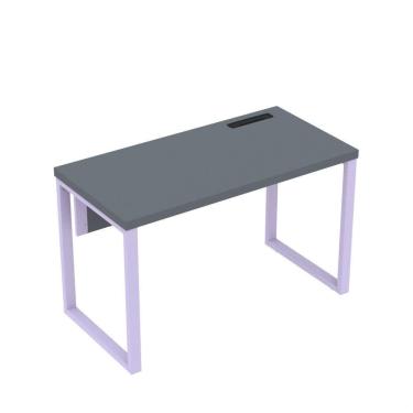 Imagem de Mesa Plataforma Unica 120x60 Pe40 Grafito-lilas