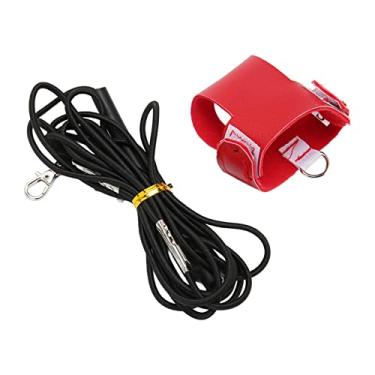 Imagem de aqxreight Arnês de Vôo para Pássaros Colete de Couro Artificial Flight Suit Com Trela para Periquitos Calopsitas Atividades Ao Ar Livre M Trela Durável Confortável Feita Elástica de Arnês para (S)