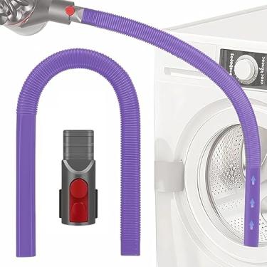 Imagem de JEDELEOS Mangueira de ventilação para secadora Dyson V15s V15 Gen5 V12 V11 V10 V8 V7 Detect Absolute Cyclone Outsize Bico fino Fenda Flexível Remoção de fiapos Kit de limpeza de ventilação para