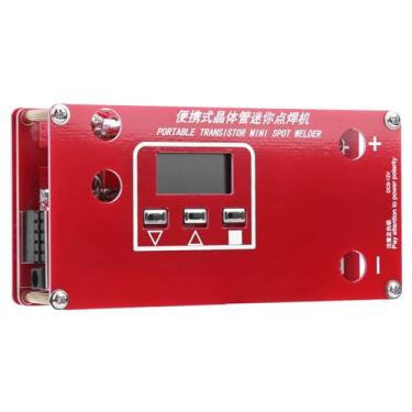 Imagem de Generic Mini Máquina de Solda por Pontos Transistor Portátil Bateria de Lítio Com Tela LCD para Parâmetros de Soldagem Precisos para Projetos Eletrônicos