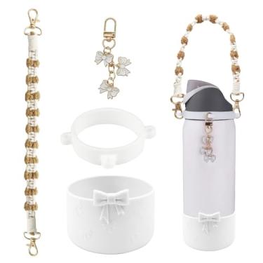 Imagem de Acessórios de copo para garrafa de água Owala 24/32/1,134 g, pingente de laço, alça de laço e bota de garrafa de água para acessórios Owala e acessórios de copo Stanley serve para copo Owala, Owala