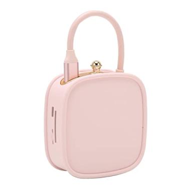 Imagem de Cryfokt Estação de Encaixe Usb C 10 Em 1 Divisor de Porta 4k Hd Rj45 de Alta Velocidade para Viagens de Desktop Laptop, Cimento Plástico, Comprimento de Linha de 5.5" (Rosa)