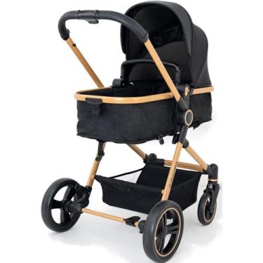 Imagem de Carrinho de Bebe Galzerano Ivy Berço Passeio Moises Gold