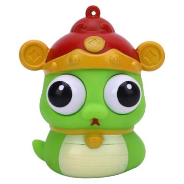 Imagem de Yinhing Brinquedo para Espremer Os Olhos Divertido Globo Ocular Estourar Boneco Animal Espremedor Brinquedo de Alívio de Estresse para Festas e Eventos de Escritório Cor Amarela Vibrante para (Verde)