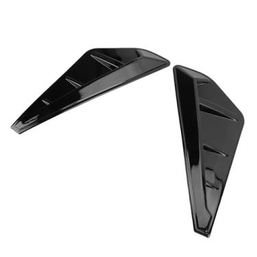 Imagem de EVGATSAUTO Pára-lamas Laterais Guarnição Ventilação de Ar Estilo M Adesivo Instalação Traseira ABS Substituição à Prova de Calor de Alta Resistência para X5 M G05 Sport Prefacelift (Preto brilhante)