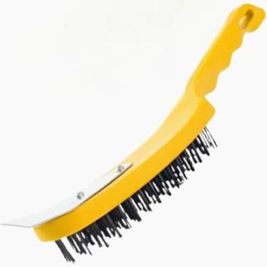 Imagem de Escova de AçO，Limpa Grelha，Limpeza RáPida Multiusos，FáCil de Guardar E Usar，Adequado para Limpar Churrasqueiras e UtensíLios de Cozinha