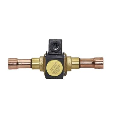 Imagem de Tipo de soldagem 1078/6 Válvula solenoide de congelador de ar condicionado 1078/6A6 Diâmetro interno do tubo soldado é de 19 mm (AC24V)