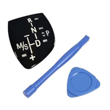 Imagem de BLAKAYA Compatível com capa de painel de botão de mudança de marchas para BMW 1 2 3 4 5 7 Series F10 F11 F01 F02 X1 X3 X4 X5 X6 M3 M5 F30 F32 F48 F25 F15 F16 (tipo curto)