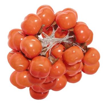 Imagem de FashionCha Luzes de Cordão em Formato de Caqui, Leves E Decorativas para O Ano Chinês, Perfeitas para Festas em Casa, No Pátio, No Quintal E em Ambientes In, 7cm 10m 80 Leds, Tamanho real