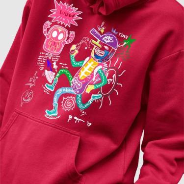 Imagem de Blusa Moletom Genuine Grit Masculina Estampada Algodão 30.1 Crazy Man,