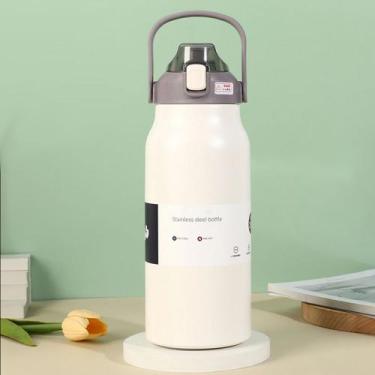 Imagem de Garrafa Térmica Aço Inox Portátil 1,7 Litros Café Suco Água Academia P