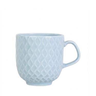 Imagem de Caneca Chá Café  modelo Acqua 350 ml  Azul Vintage Porcelana