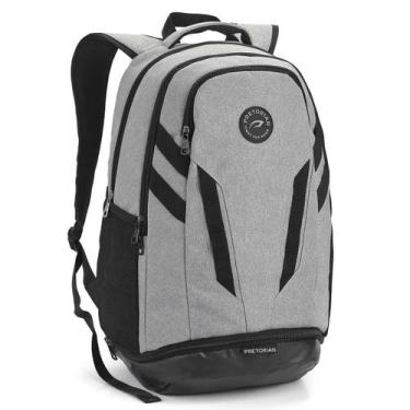 Imagem de Mochila Pretorian Notebook Masculina Costa Porta Tenis, Cinza