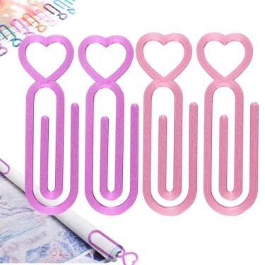 Imagem de 4 peças de clipes de rolo de telas de arte de diamante, suporte de clipe de papel grande para pintura de diamante, clipes de papel de tela e pintura para arte DIY 5D, agulha de papel de plástico para