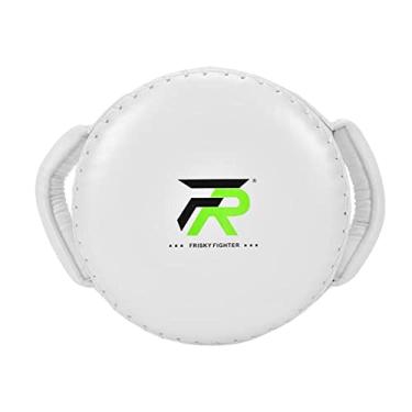 Imagem de Zxpjkyu Acessórios para Boxe em PU, Saco de Pancadas, de Boxe, Equipamento com Revestimento em EVA, Almofada de Foco, BRANCO, Tamanho real