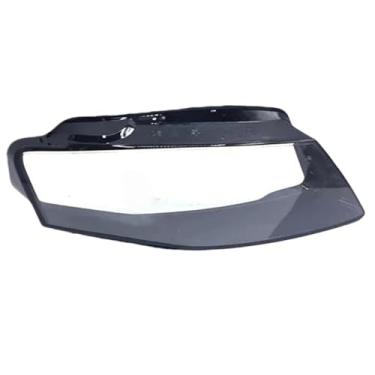 Imagem de Capa transparente para farol dianteiro de carro, compatível com audi a4 b8 2009 2010 2011 2012, tampa de lente de vidro automática, abajur(Right)