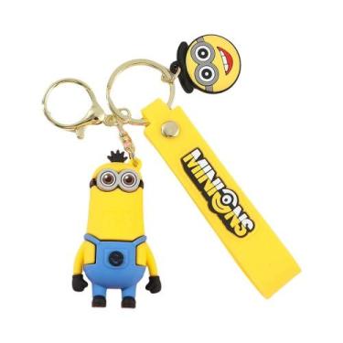 Imagem de Chaveiro De Silicone Kawaii Minions, Brinquedo De Desenho Animado, Pin