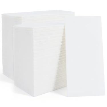 Imagem de Goldclean Guardanapos de banheiro descartáveis brancos, toalhas de papel com toque de linho de 30 x 43 cm, guardanapos de festa macios e absorventes toalhas de mão para banheiro, cozinha, festas