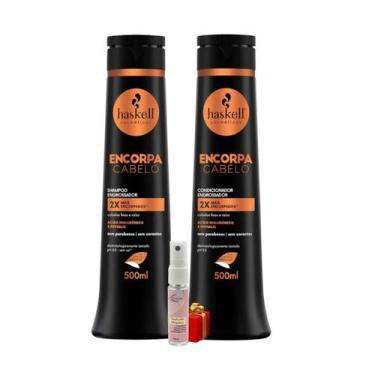 Imagem de Kit Haskell Encorpa Shampoo 500ML + 1 Condicionador 500ML + Presente L