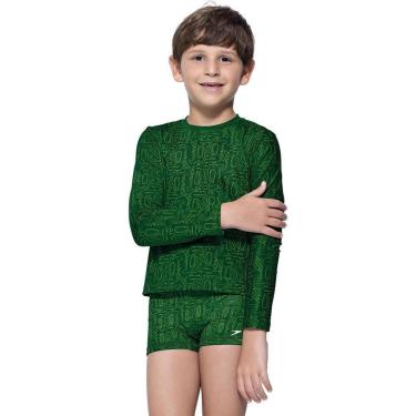 Imagem de Camiseta Speedo Infantil Manga Longa UV 50+ Alligator-Unissex