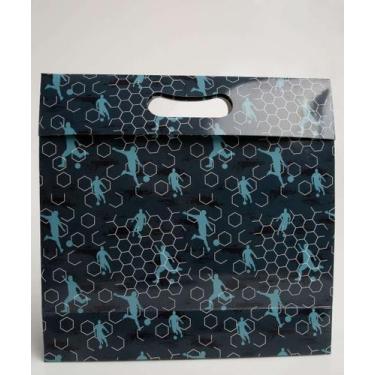 Imagem de Embalagem Presente Sacola Estampada Marisa-68053, UN, Azul marinho