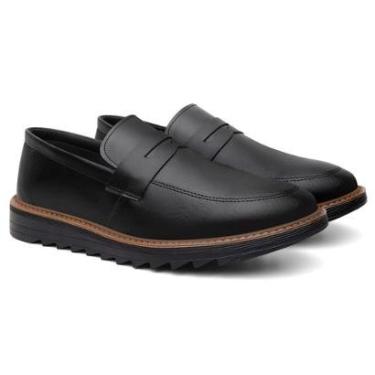 Imagem de Mocassim Oxford Masculino Slip On Drive Solado Tratorado-Masculino