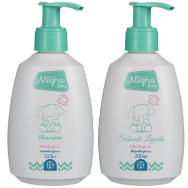 Imagem de SUPER KIT Shampoo e Sabonete liquido Alegria Baby Hinode