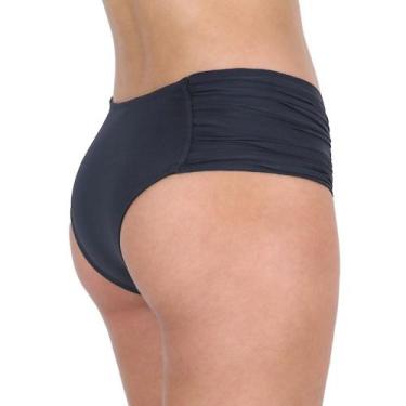 Imagem de Calcinha de biquini cintura alta borboleta sunquíni lateral larga drap