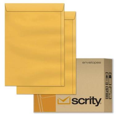 Imagem de Envelope Ofício A4 Amarelo 24 X 34 Cm Ouro Sko334  500 Und - Scrity