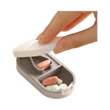 Imagem de Cortador De Comprimidos Ajustável Em Aço Inoxidável Com Caixa De Armaz