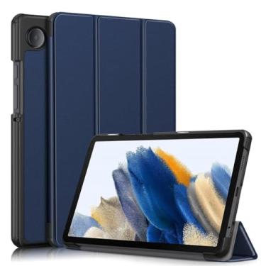 Imagem de Capa Tri-fold para Tablet com Função de Auto Sleep e Fechamento Galaxy A9 SM-X110 SM-X115 plus 2023 Ultra Fina Leve Proteção Total