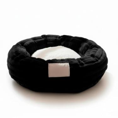 Imagem de Cama Para Cachorro e Gato Pequeno Ninho Nuvem Caminha Pet Confortável(Preto)