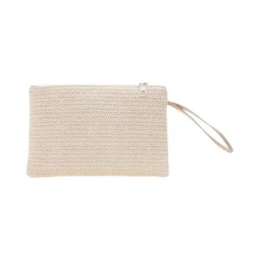 Imagem de Bolsa De Praia De Verão Estilo Boêmio Para Mulheres, Clutch De Palha T