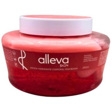 Imagem de Geleia Hidratante Corporal Framboesa Alleva - Absorção Rápida e Leveza Refrescante - 250ml
