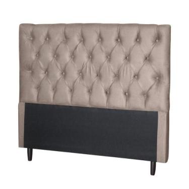 Imagem de Cabeceira Para Cama Queen Larissa Sued Taupe Cappucino Taupe Capuccino
