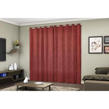 Imagem de Cortina Quarto/Sala 3X2,60 Cristal Cetim Amassado - Adomes