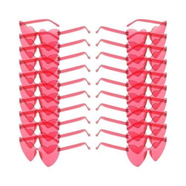 Imagem de Óculos De Sol Femininos Modernos Sem Aro Em Formato De Coração, 16-20 