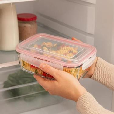 Imagem de Pote Vidro Marmita Recipiente Vasilha Guada Comida Conserva Congelar A