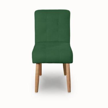 Imagem de Kit 02 Cadeiras Jantar Luna tecido Suede para Quarto Sala salão recepç