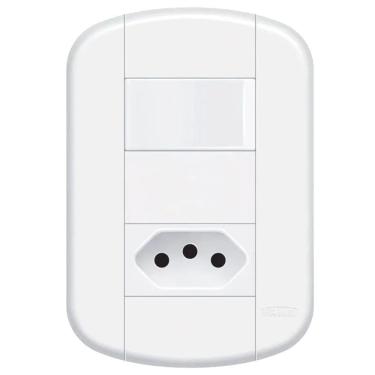 Imagem de Interruptor Simples 16a-250 Volts E 1 Tomada 2p+t 20a de 250 Volts Distanciados 11339254 Fame