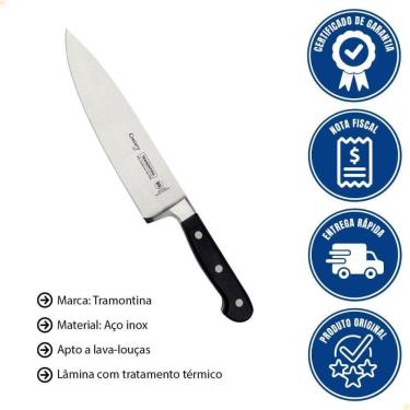 Imagem de Faca Para Cozinha Tramontina Chef Century 8 24011008