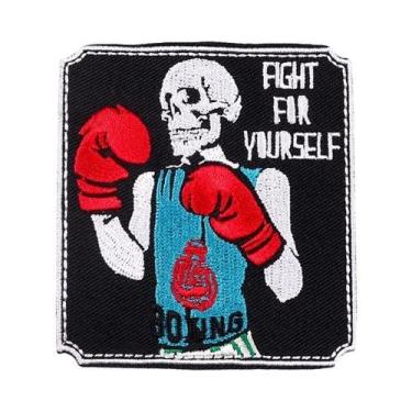 Imagem de Patch Bordado Estilo Punk Para Motocicleta, Termocolante Para Roupas, 