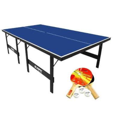 Imagem de Mesa de Tênis de Mesa com Tampo em MDP 15mm e Kit Jogo - Klopf - Cód. 