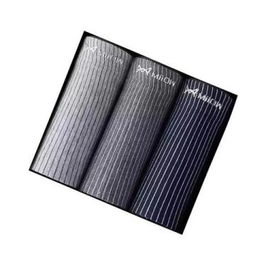 Imagem de Cuecas Listradas Antibacterianas De Algodão Respirável Para Homens 3 P